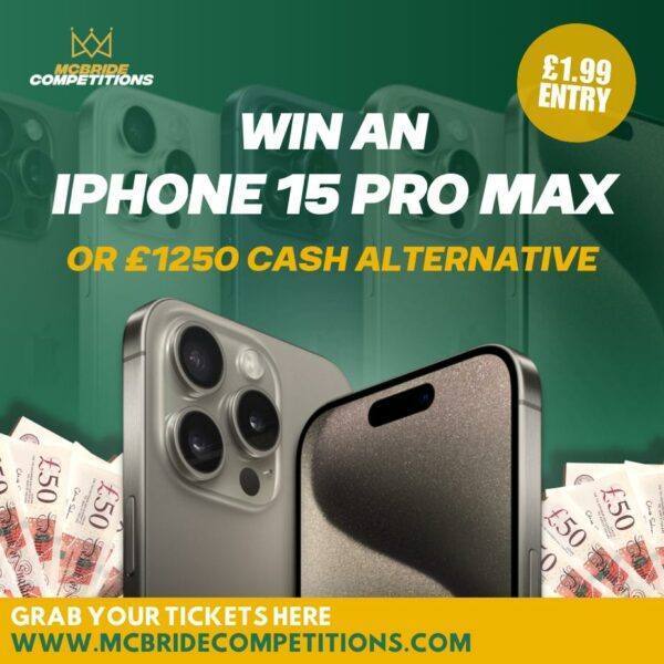 IPHONE 15 PRO MAX OR £1,250