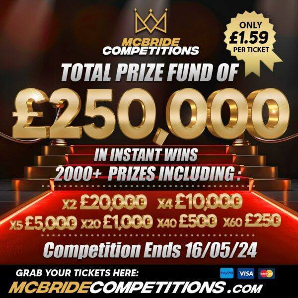 £250,000 MEGA INSTANT WINS!!!