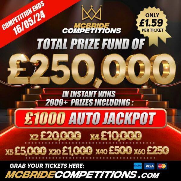 £250,000 MEGA INSTANT WINS!!!